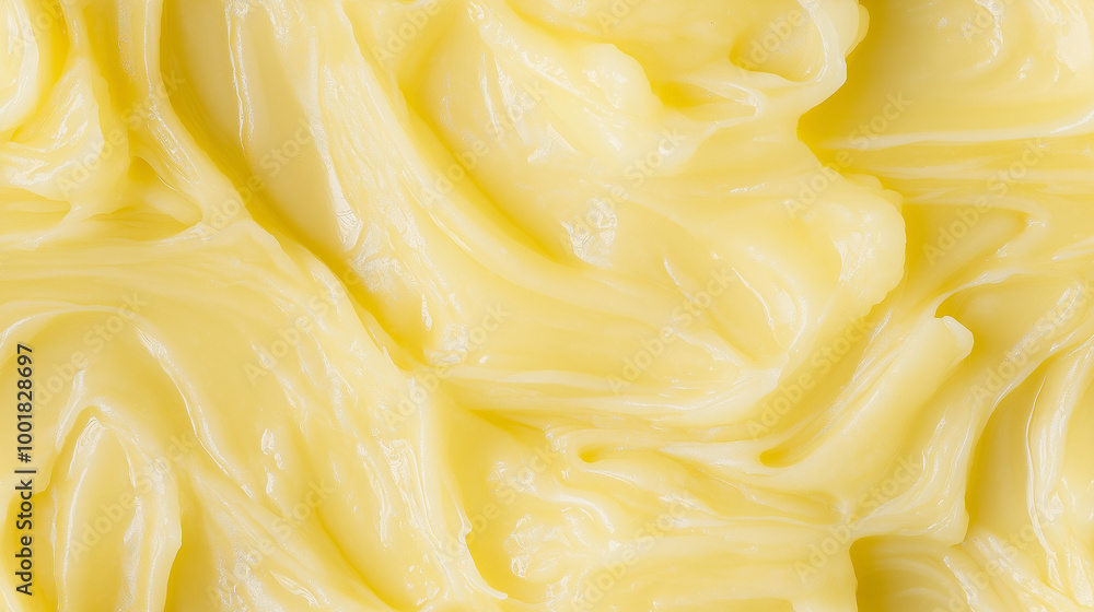 a close-up, top-down view, texture background of chamomile jam spread across the entire frame, filling the image with its pale yellow color and smooth texture a close-up, top-down view, texture background of chamomile jam spread across the entire frame, filling the image with its pale yellow color and smooth texture