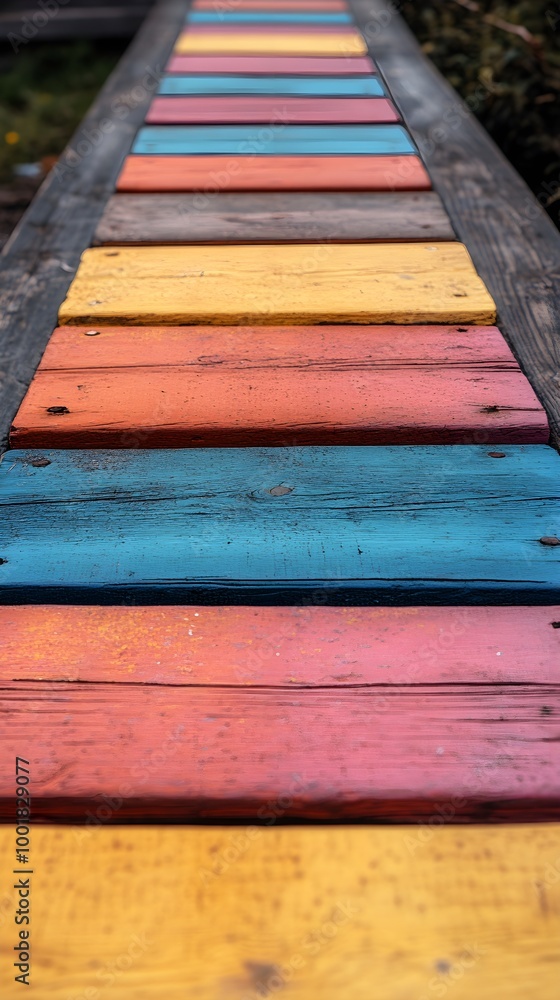 Creative Wooden Planks Forming a Stunning Abstract Geometric Pattern for Artwork Creative Wooden Planks Forming a Stunning Abstract Geometric Pattern for Artwork