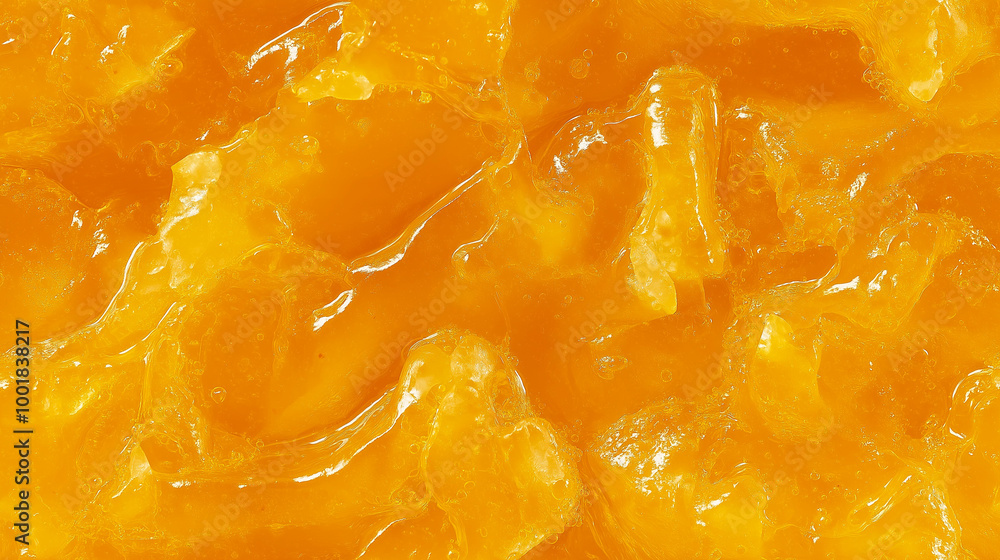 a close-up, top-down view, texture background of yuzu jam spread across the entire frame, filling the image with its bright yellow color and smooth texture a close-up, top-down view, texture background of yuzu jam spread across the entire frame, filling the image with its bright yellow color and smooth texture