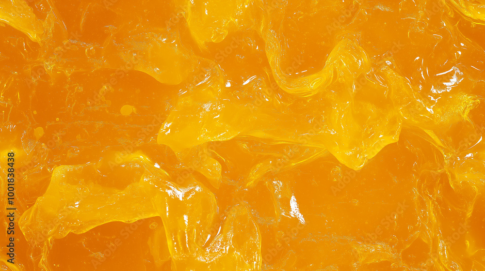 a close-up, top-down view, texture background of yuzu jam spread across the entire frame, filling the image with its bright yellow color and smooth texture a close-up, top-down view, texture background of yuzu jam spread across the entire frame, filling the image with its bright yellow color and smooth texture
