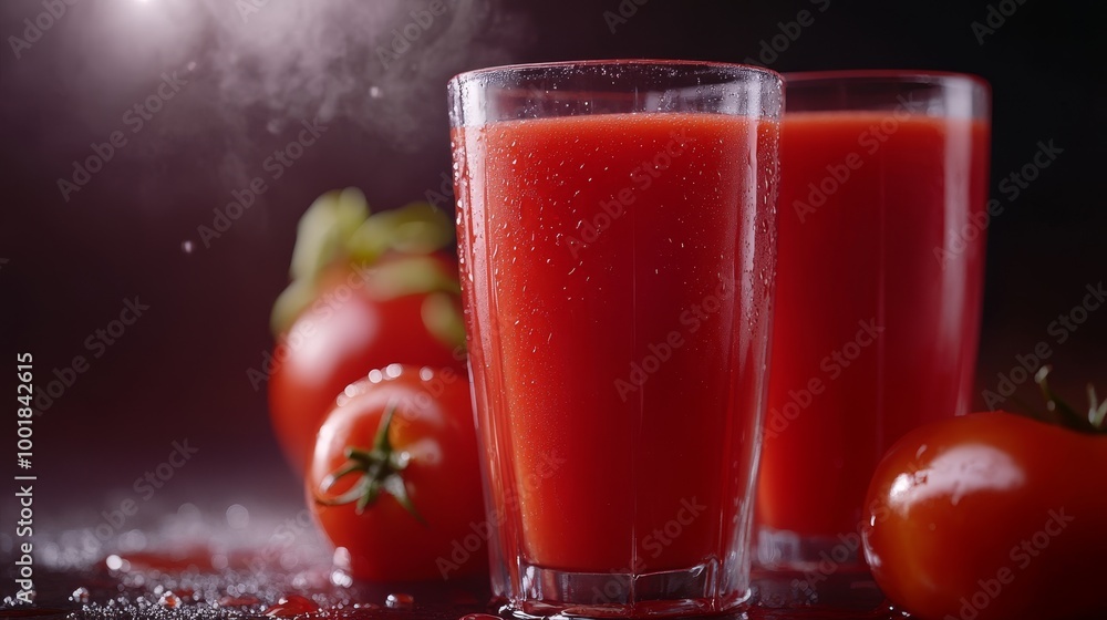 Tomato juice. Premium food background Tomato juice. Premium food background