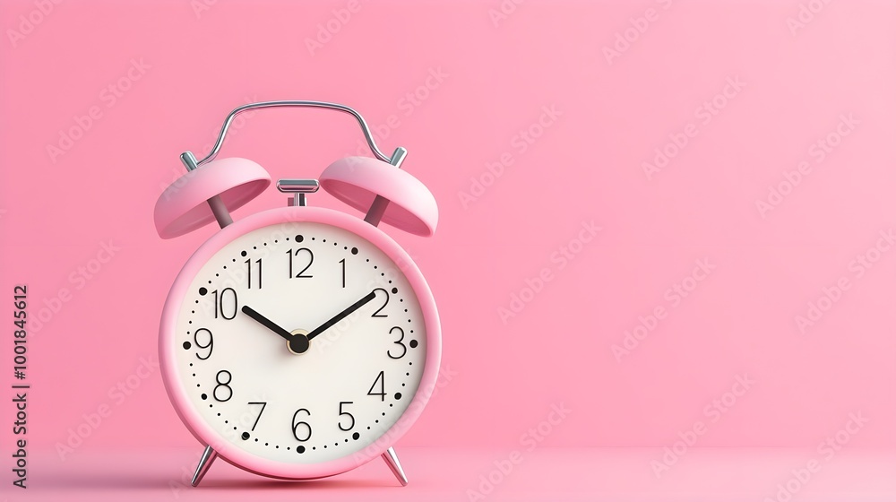 Pink Alarm Clock Minimalist Pink Alarm Clock Minimalist