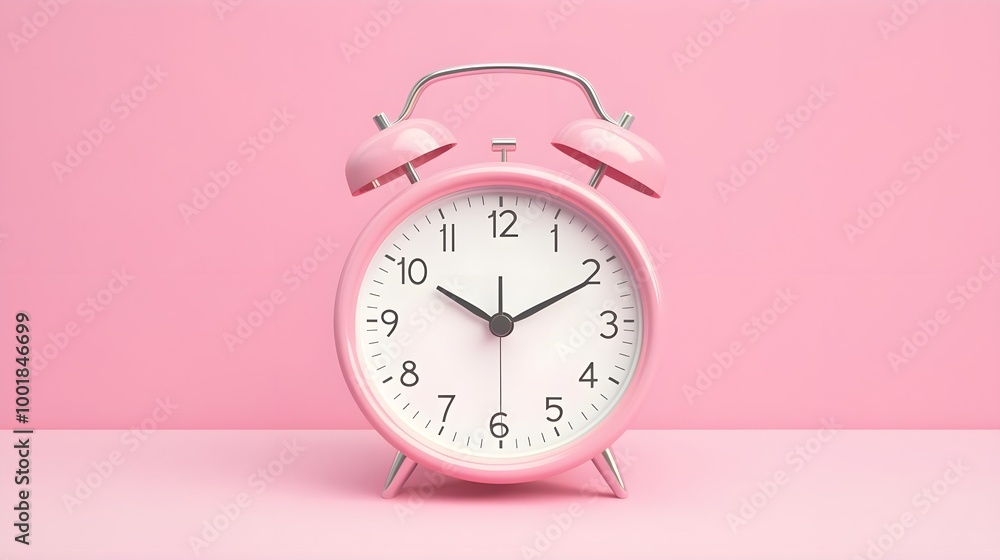 Pink Alarm Clock Minimalist Pink Alarm Clock Minimalist