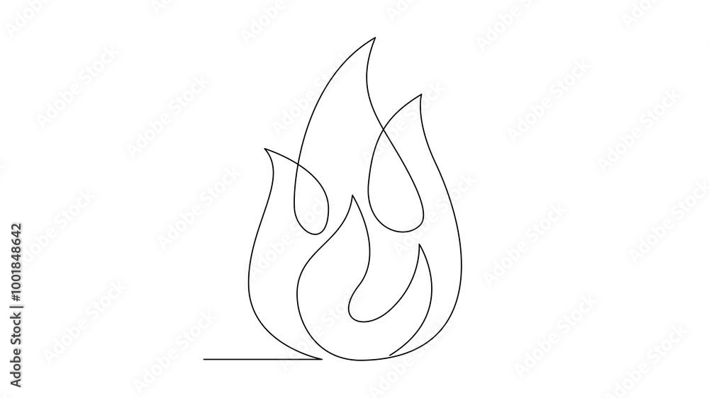 File continuous single line logo icon illustration	
