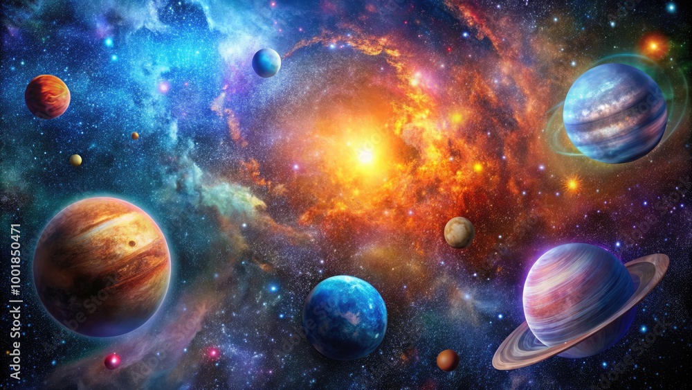 Vast Outer Space Background with Stars, Nebulae, and Cosmic Elements for Creative Projects and Designs Vast Outer Space Background with Stars, Nebulae, and Cosmic Elements for Creative Projects and Designs
