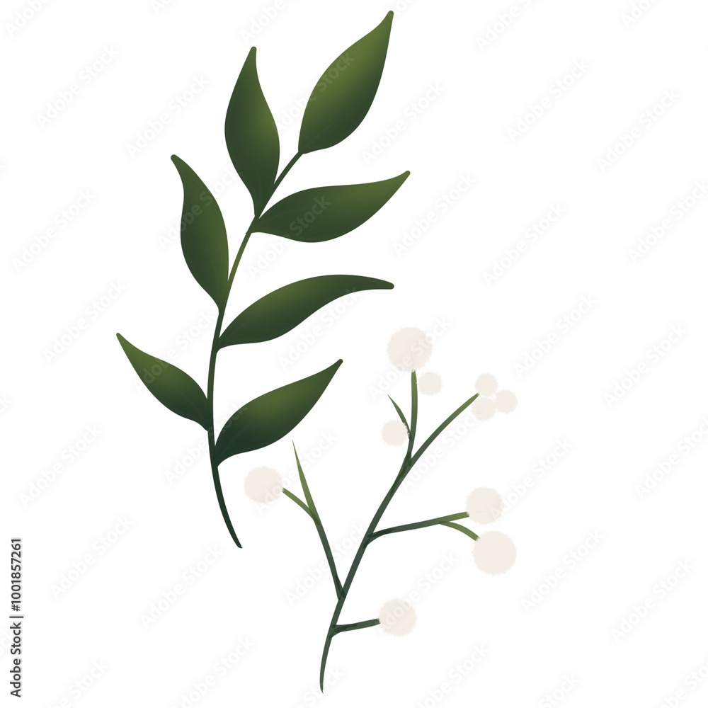 Fototapeta premium Christmas flowers 