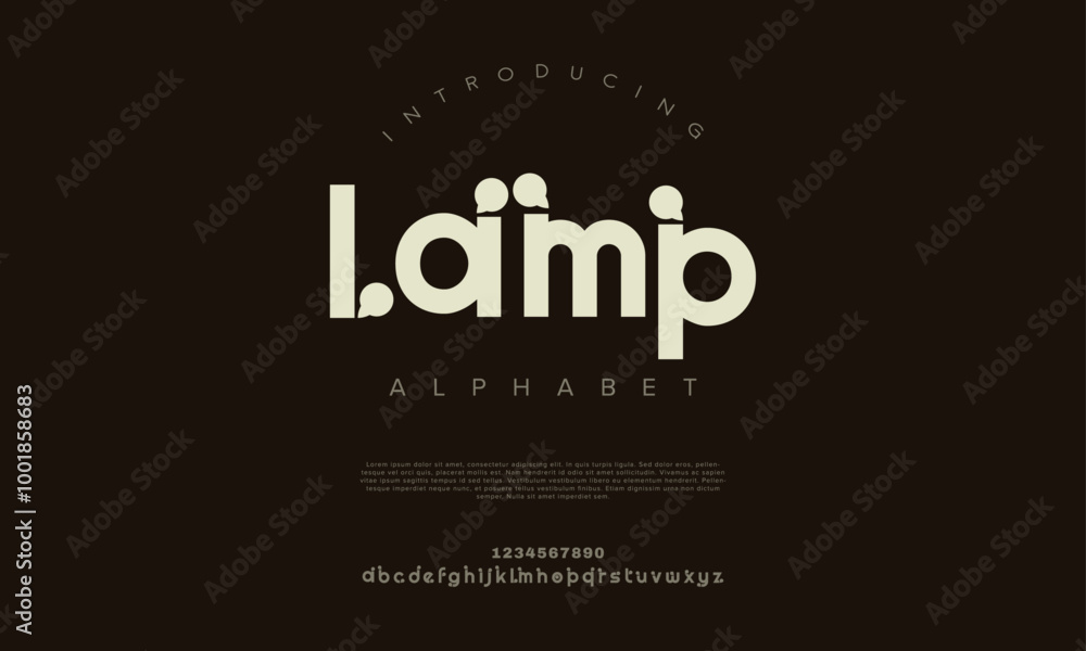 Lamp creative modern geometric urban alphabet font. Digital abstract futuristic, game, techno, robot, music, logo, sport, minimal technology typography. Simple numeric vector illustration Lamp creative modern geometric urban alphabet font. Digital abstract futuristic, game, techno, robot, music, logo, sport, minimal technology typography. Simple numeric vector illustration