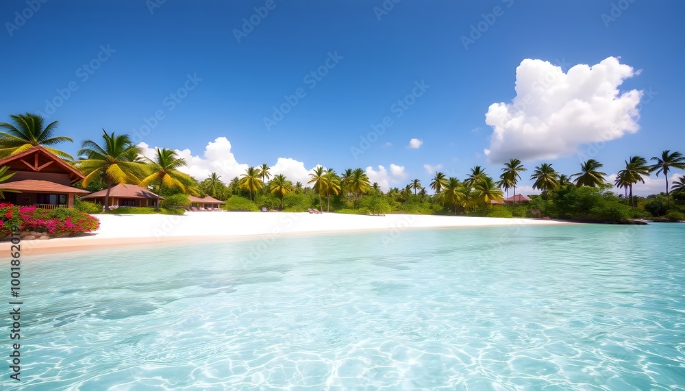 Fototapeta premium tropical resort