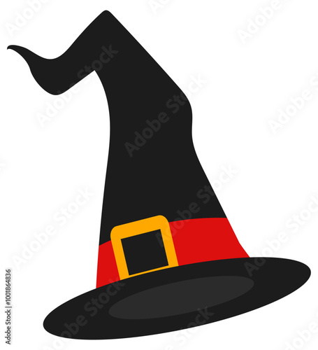 Wizard hat icon isolated on white background.
