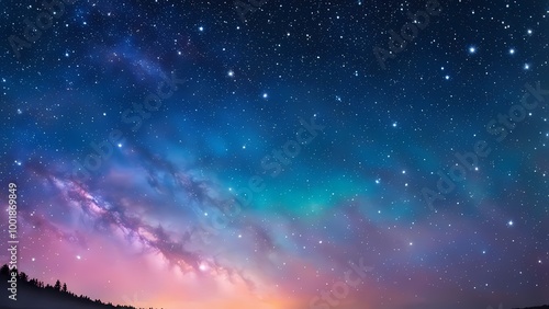 starry night sky