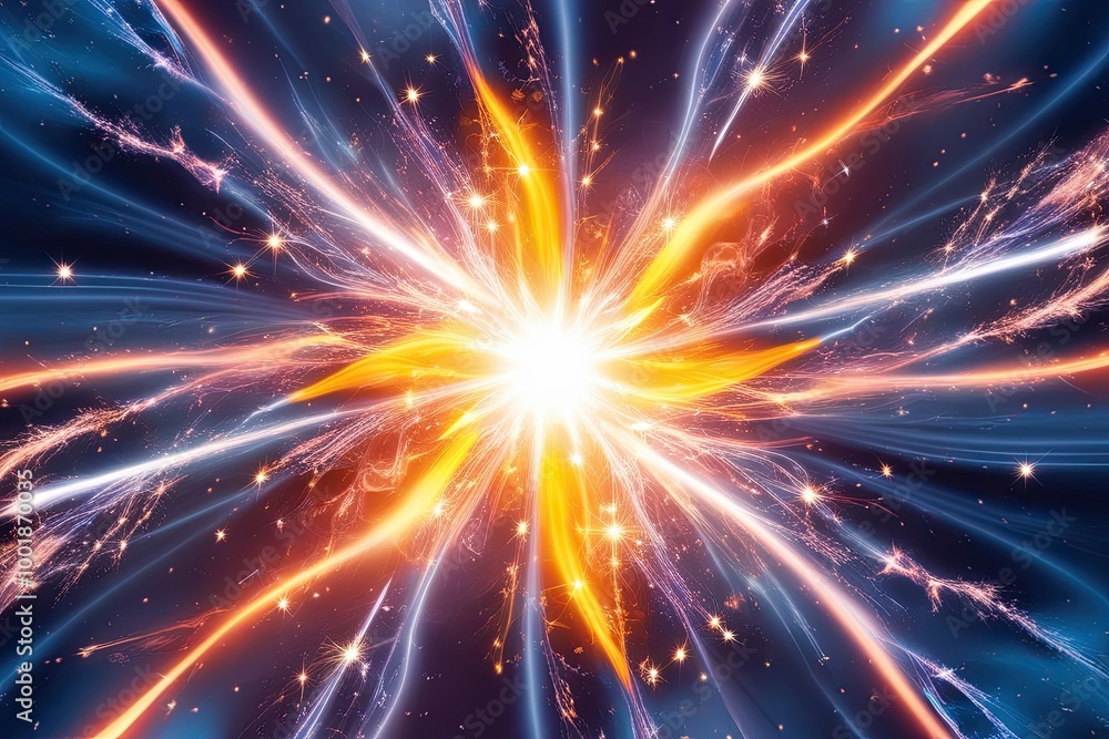 Vibrant Energy and Sparkle on a Clear Crystal Background Vibrant Energy and Sparkle on a Clear Crystal Background