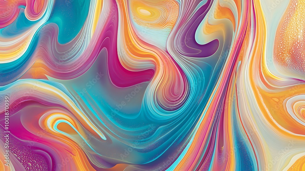 A captivating blend of psychedelic colors and textures that appear to shift and transform in a seamless dance of fluidity, thanks to the use of generative AI technology. A captivating blend of psychedelic colors and textures that appear to shift and transform in a seamless dance of fluidity, thanks to the use of generative AI technology.