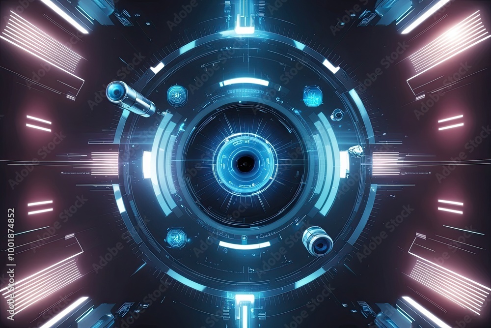 Immersive 3D Virtual Reality Background Design with Advanced Technology and Engaging Elements Immersive 3D Virtual Reality Background Design with Advanced Technology and Engaging Elements