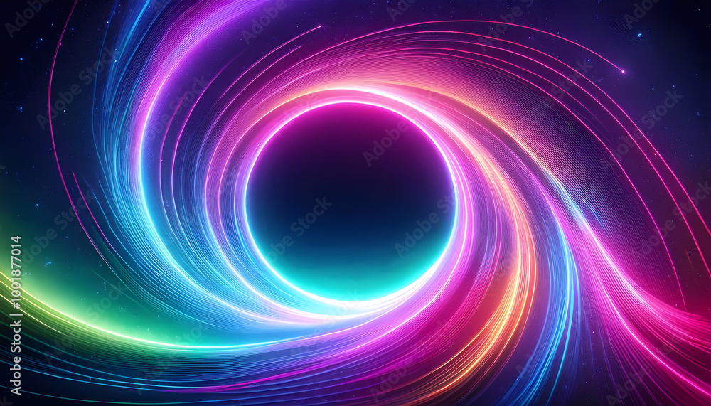 Glowing neon colors grainy background pink blue purple green glowing circle swirl radiant banner poster backdrop design Glowing neon colors grainy background pink blue purple green glowing circle swirl radiant banner poster backdrop design