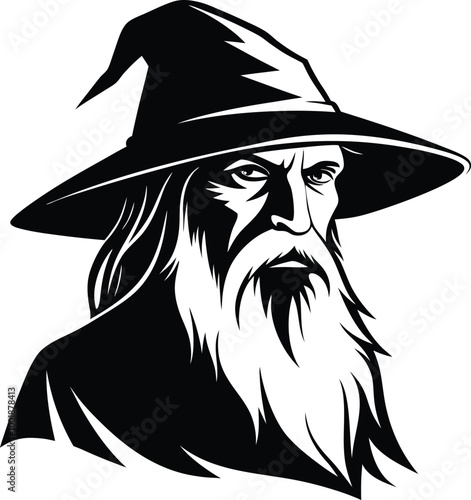 The Wise Wizard's Gaze