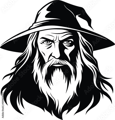 The Wise Wizard's Gaze
