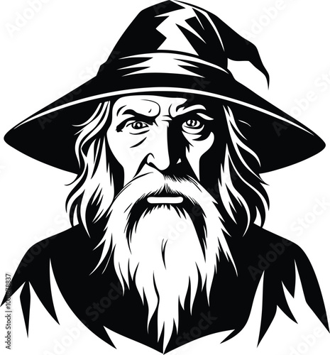 The Wise Wizard's Gaze