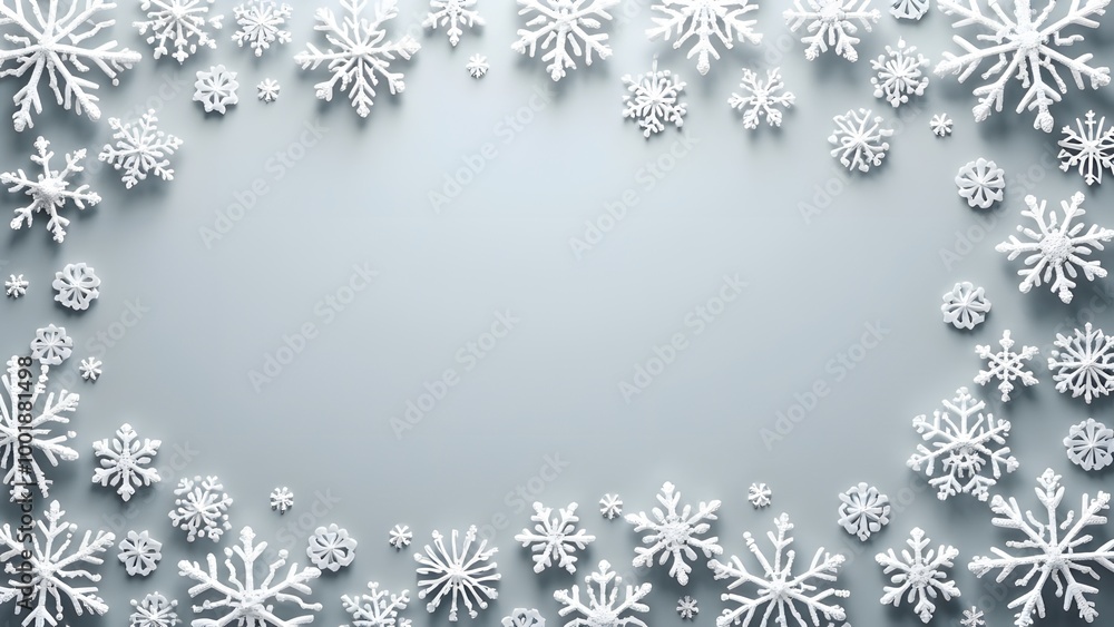 Snowy Frame Snowy Frame