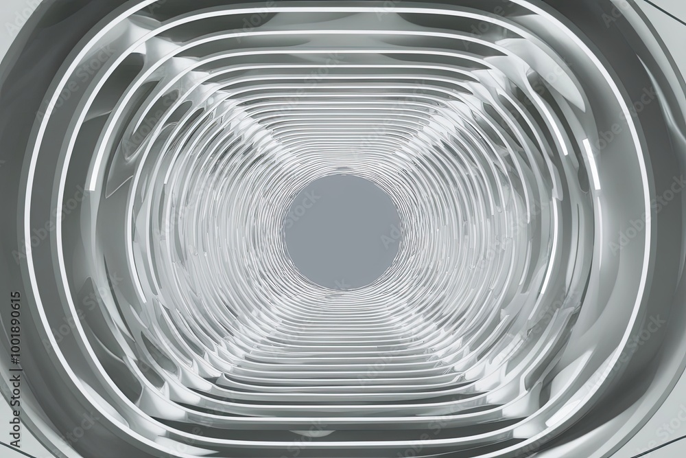 Fototapeta premium Futuristic White Rhythmic Background for Modern Visualizations