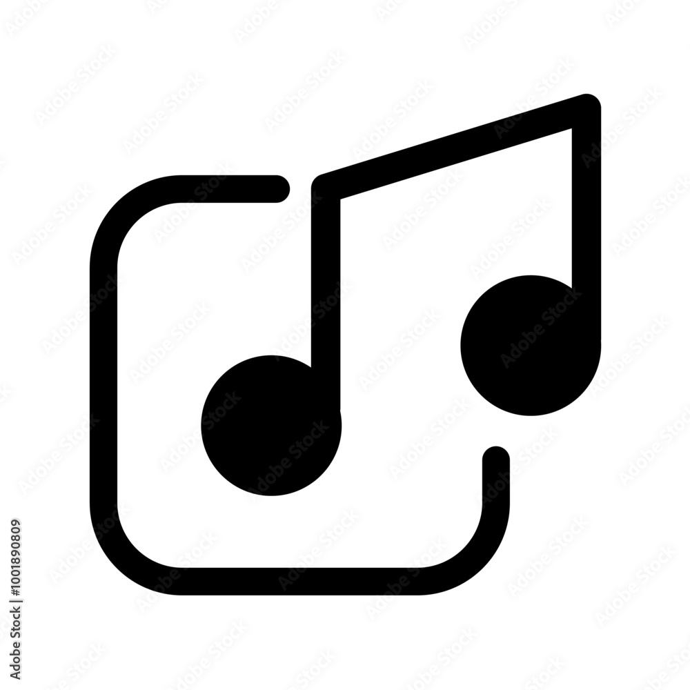 Music icon template Music icon template