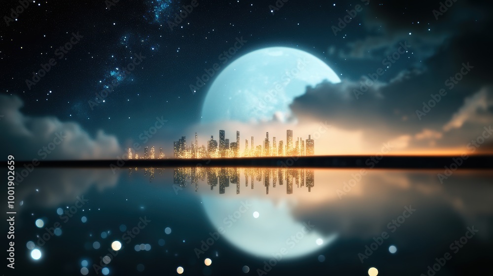 A surreal, shimmering city, built from the light of a distant star cluster, a mirage of celestial grandeur, revealing a hidden beauty within the universe vastness. A surreal, shimmering city, built from the light of a distant star cluster, a mirage of celestial grandeur, revealing a hidden beauty within the universe vastness.