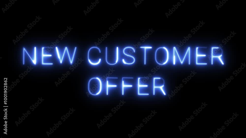 New Customer Offer Neon Sign New Customer Offer Neon Sign