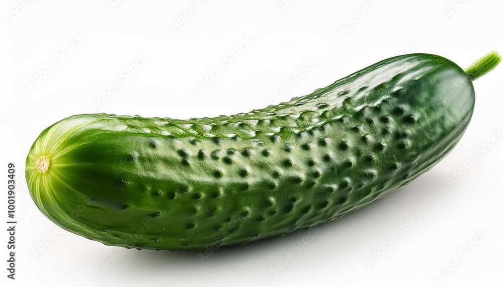 Fresh cucumber isolated on white background. Fresh cucumber isolated on white background.