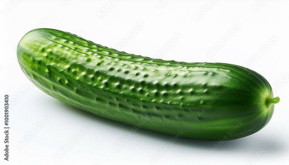 Fresh cucumber isolated on white background Fresh cucumber isolated on white background