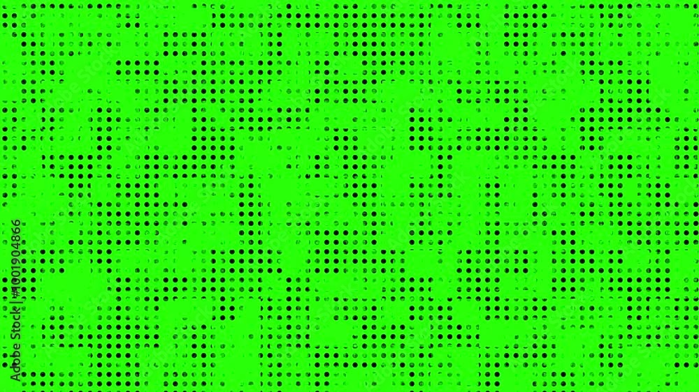 green screen chroma key technological halftone dotted texture abstract background, loop animation motion graphics overlay green screen chroma key technological halftone dotted texture abstract background, loop animation motion graphics overlay