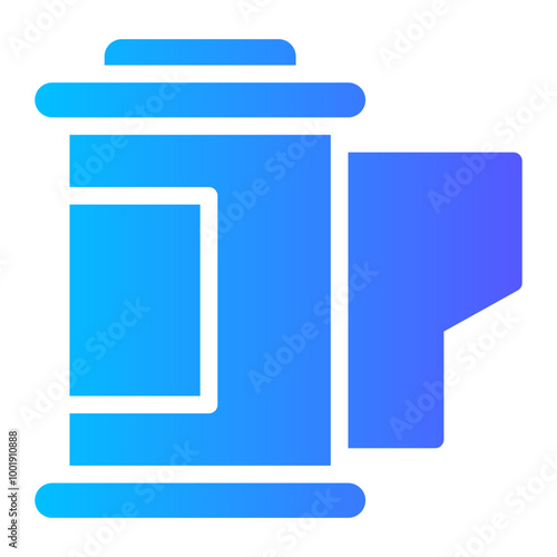 camera roll gradient icon