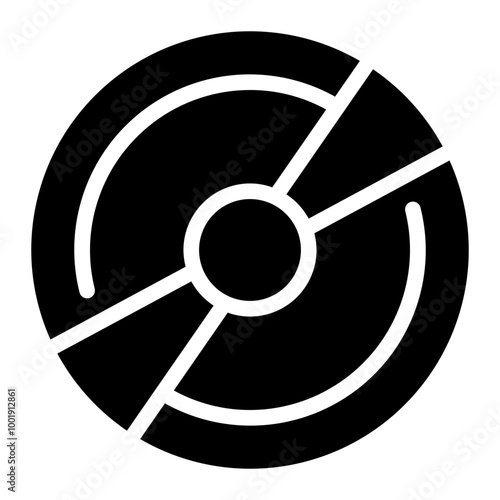 disc glyph icon