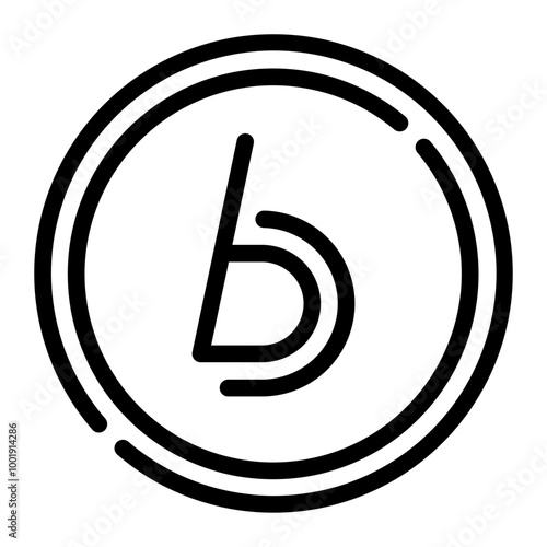 blue ray television line icon