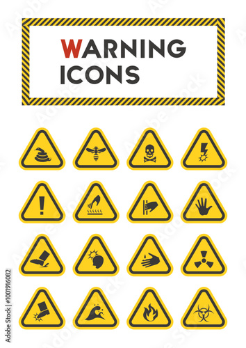 warning icons
