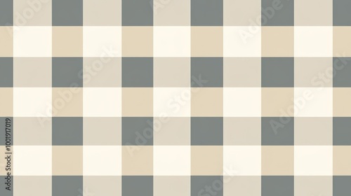 A vibrant flat design showcasing a classic checkerboard pattern, featuring alternating squares in contrasting colors that create a visually striking effect. This geometric arrangement conveys a sense 