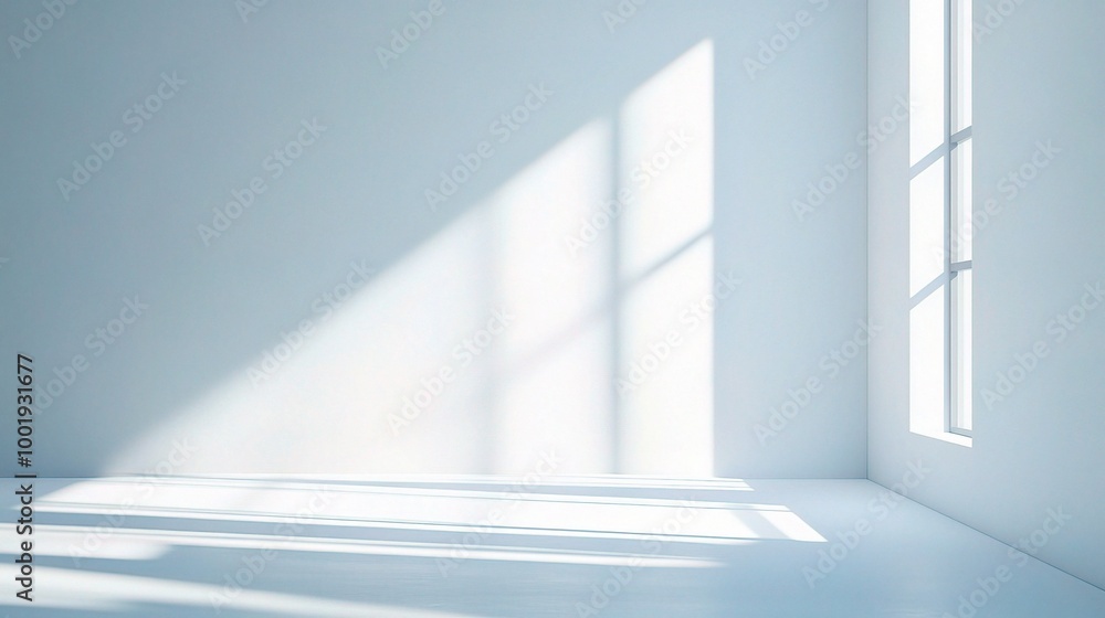 Obraz premium Bright Minimalist Interior with Natural Light