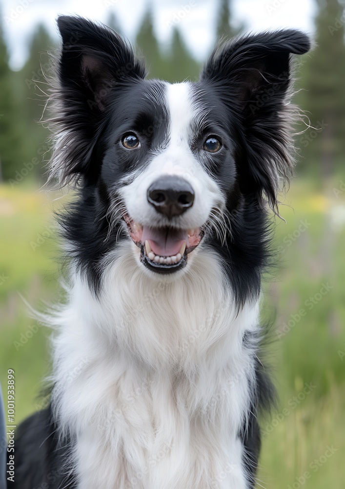 A close-up shot of a happy dog walking alongside its owner in the park, surrounded by tall trees and vibrant grass A close-up shot of a happy dog walking alongside its owner in the park, surrounded by tall trees and vibrant grass