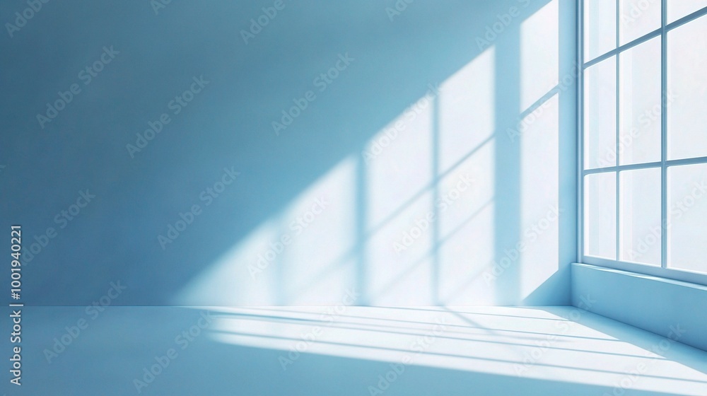 Obraz premium Bright Interior with Soft Shadows and Natural Light