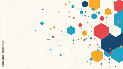 Discover a sleek illustration showcasing hexagonal patterns that symbolize innovation and molecular design techniques.