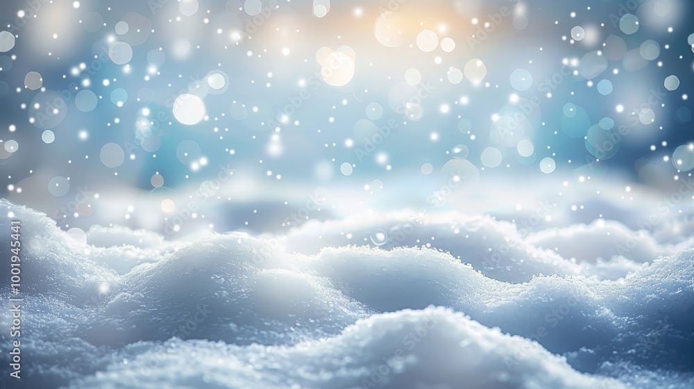 Snowy Blur Winter Wonderland Snowy Blur Winter Wonderland