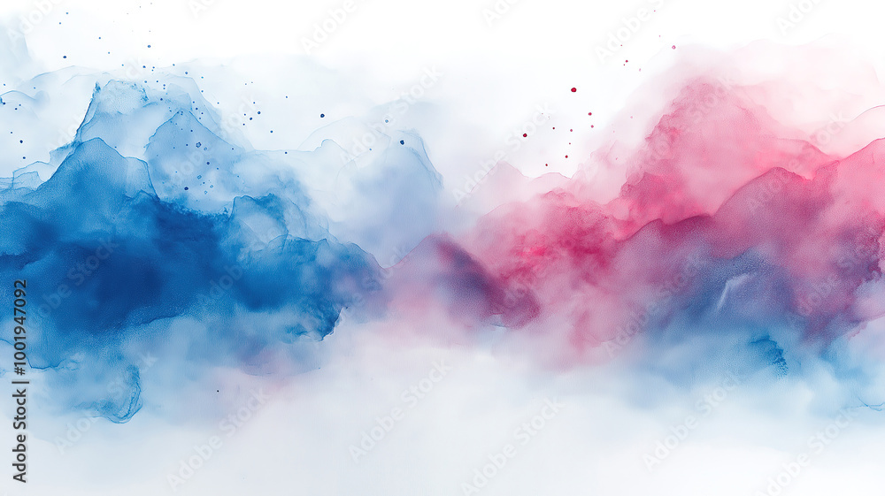 Obraz premium Abstract Minimal Pastel Watercolor Background for a Soft and Elegant Aesthetic