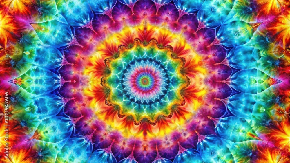 Chakra Mandala Vibrant Colours Tie Dye Background Meditation Pattern , yoga, spiritual, meditation, mindfulness, balance Chakra Mandala Vibrant Colours Tie Dye Background Meditation Pattern , yoga, spiritual, meditation, mindfulness, balance