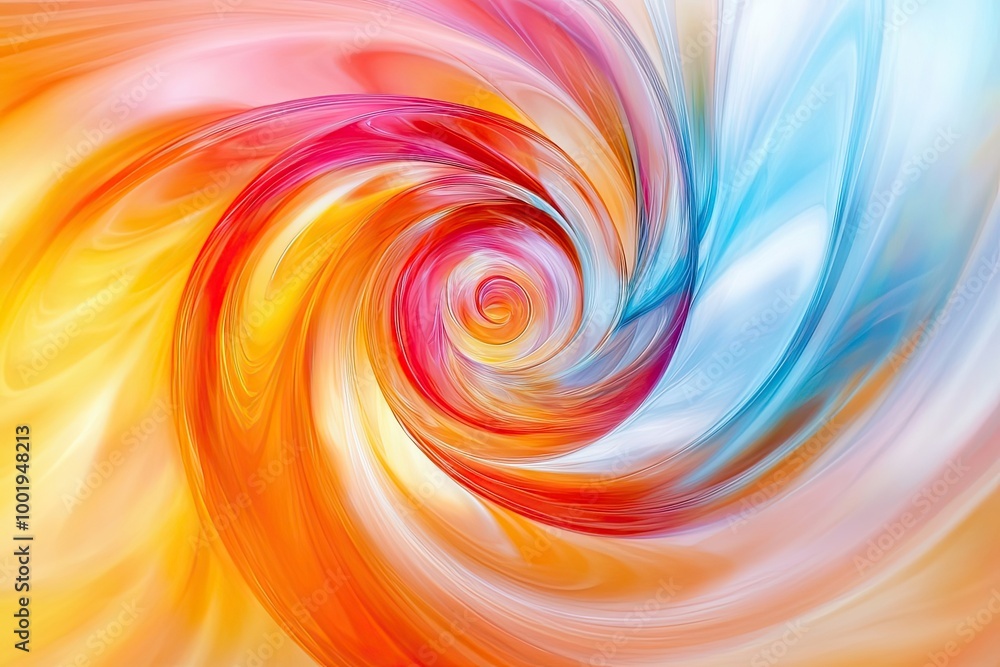 Abstract Colorful Swirling Design with Vibrant Hues Abstract Colorful Swirling Design with Vibrant Hues