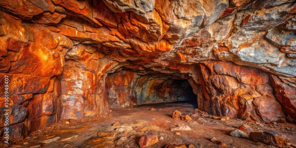 Hard heavy rust copper granite stone surface of cave for interior wallpaper, cave, granite, stone Hard heavy rust copper granite stone surface of cave for interior wallpaper, cave, granite, stone