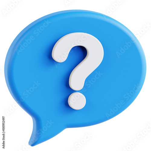 questions mark 3d graphic illustration