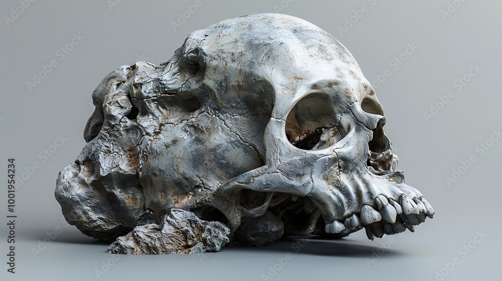 A Skull's Silent Story: A Study in Mortality and Decay A Skull's Silent Story: A Study in Mortality and Decay