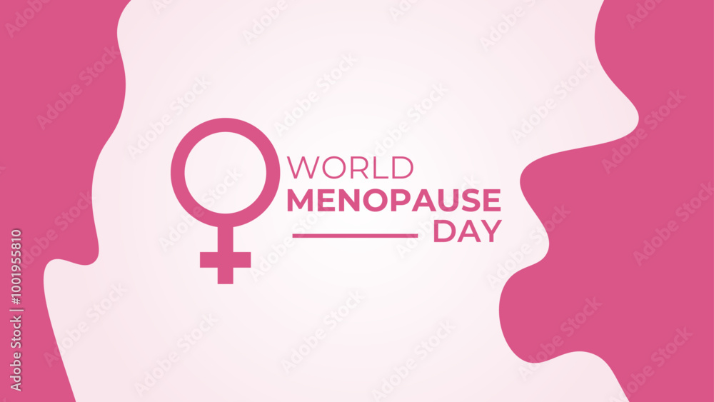 World Menopause Day is observed every year on the 18th October. suit for banner, cover, card, web, social media post, header, advertisement, greeting card, poster with background. Vector illustration World Menopause Day is observed every year on the 18th October. suit for banner, cover, card, web, social media post, header, advertisement, greeting card, poster with background. Vector illustration
