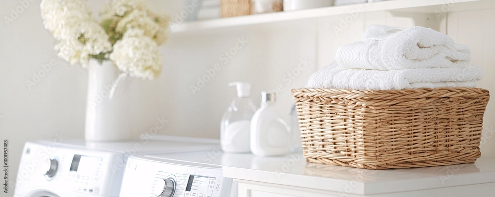 Bright and Efficient Traditional Laundry Room with Smart Storage Solutions - Organized Space for Seamless Laundry Experience and Timeless Style Bright and Efficient Traditional Laundry Room with Smart Storage Solutions - Organized Space for Seamless Laundry Experience and Timeless Style