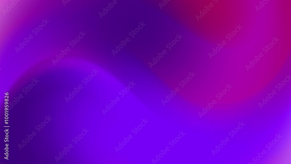 Smooth Gradient Wave Abstract Background Animation
A mesmerizing abstract animation featuring a smooth wave of gradient colors in shades of purple, pink, and violet. The fluid motion and soft transiti Smooth Gradient Wave Abstract Background Animation
A mesmerizing abstract animation featuring a smooth wave of gradient colors in shades of purple, pink, and violet. The fluid motion and soft transiti