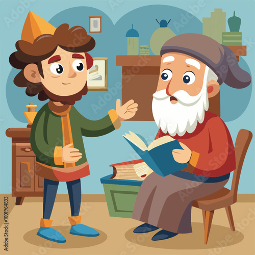grandfather and grandson