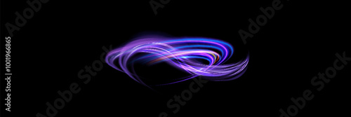 Neon rays vector abstract background. Futuristic technological style. Abstract background with speed lines. Vector illustration. Futuristic.